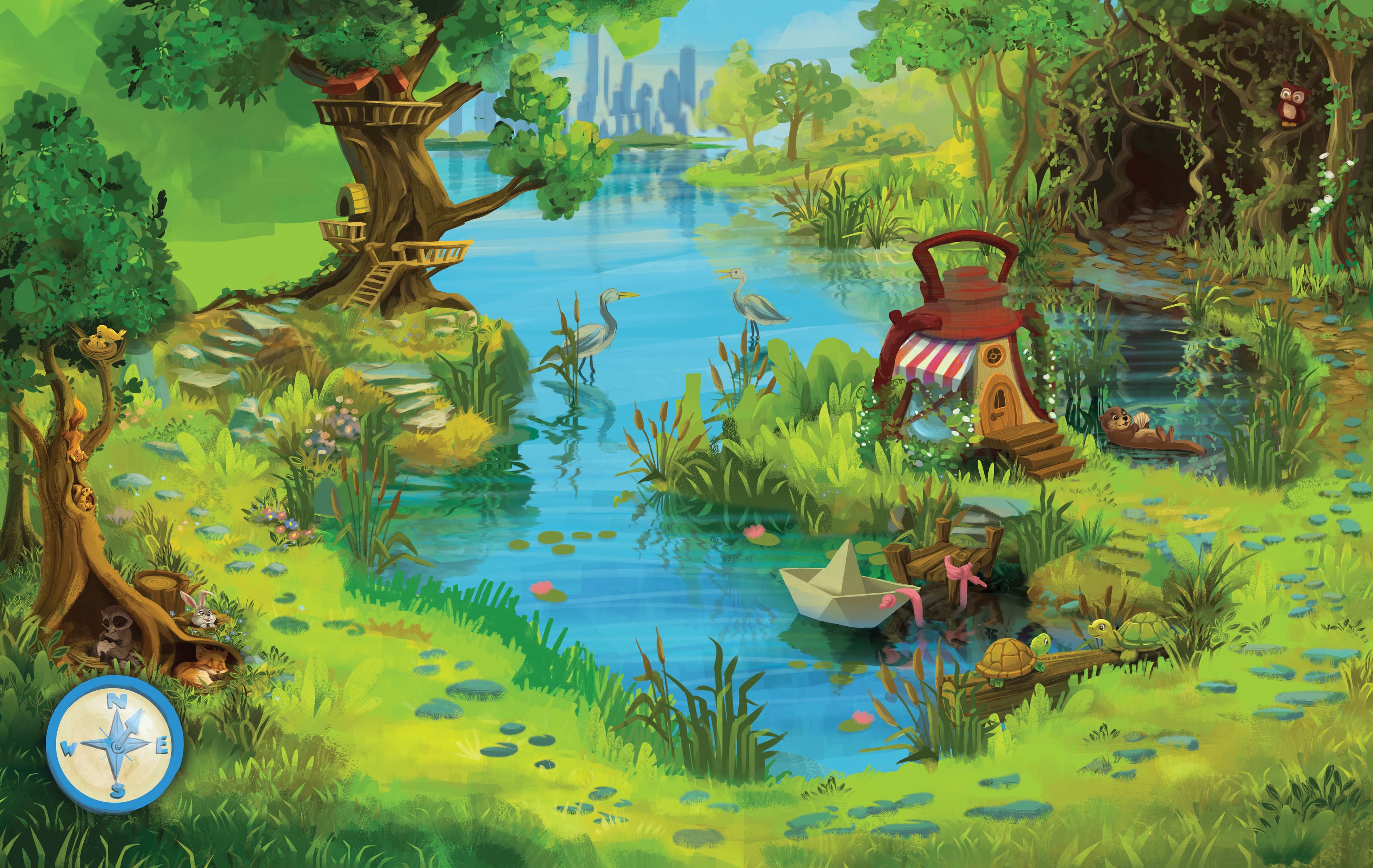 Finished map of Tog’s Pond